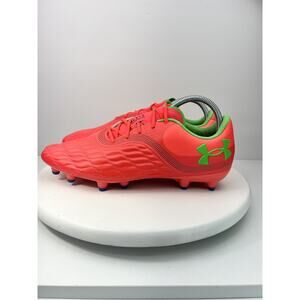 Under Armour UA Magnetico Pro 3 FG Womens Sz 11 Soccer Cleats Orange 3027497-600